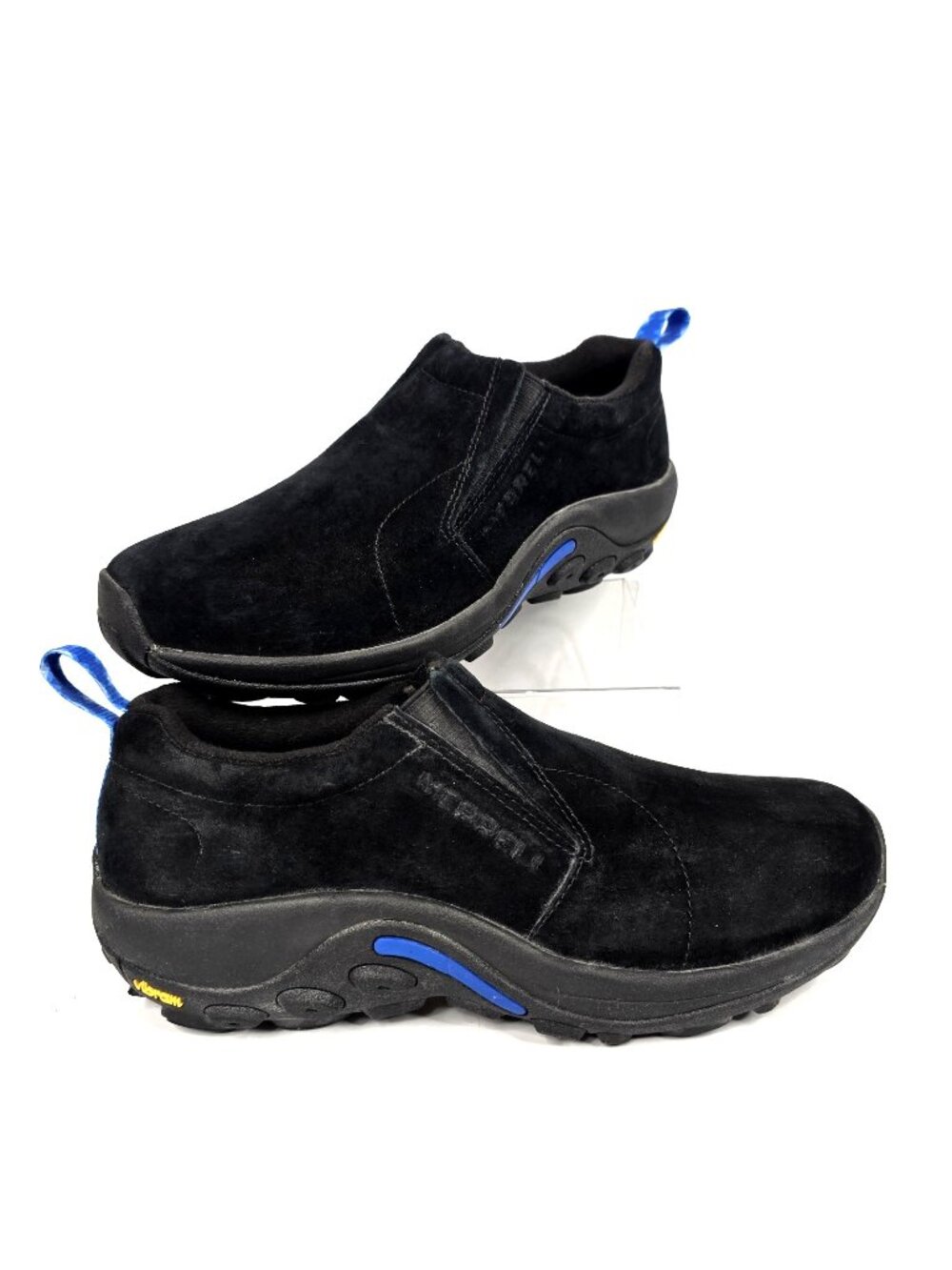 Merrell Jungle Moc Black Nubuck Slip On Walking Hiking Shoes Men's Size 8.5